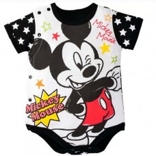 Mickey Mouse Black Star Romper 